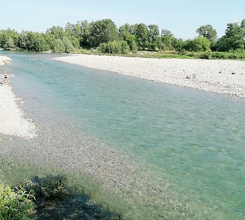 Fiume Brembo Crespi D'Adda